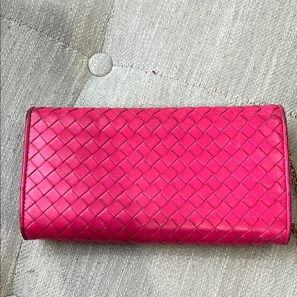Bottega Venetta Pink wallet (chain for reference only) - Picture 8 of 8